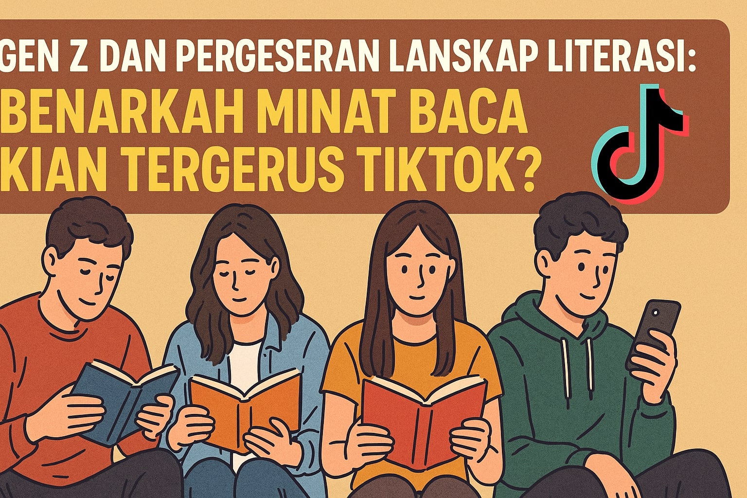 Minat Baca Gen Z: Tergerus TikTok atau Berubah Wujud?